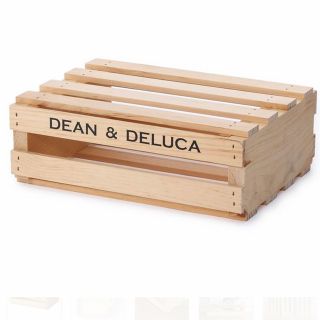 ディーンアンドデルーカ(DEAN & DELUCA)のDEAN & DELUCA ウッドクレートボックス Lサイズ(収納/キッチン雑貨)