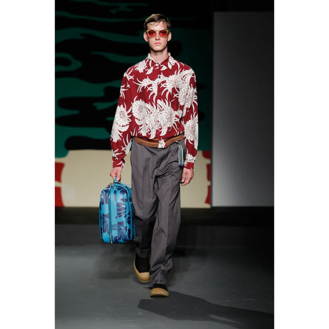 限定セール PRADA - Prada 2014SS 14SS アロハシャツ 柄シャツ