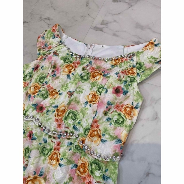 dazzy store(デイジーストア)の小花柄キャバワンピース レディースのフォーマル/ドレス(ナイトドレス)の商品写真