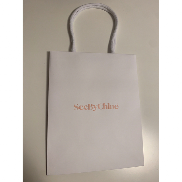 SEE BY CHLOE(シーバイクロエ)のSeeByChloe シーバイクロエ　ショップ袋 ショッパー　プレゼント レディースのバッグ(ショップ袋)の商品写真