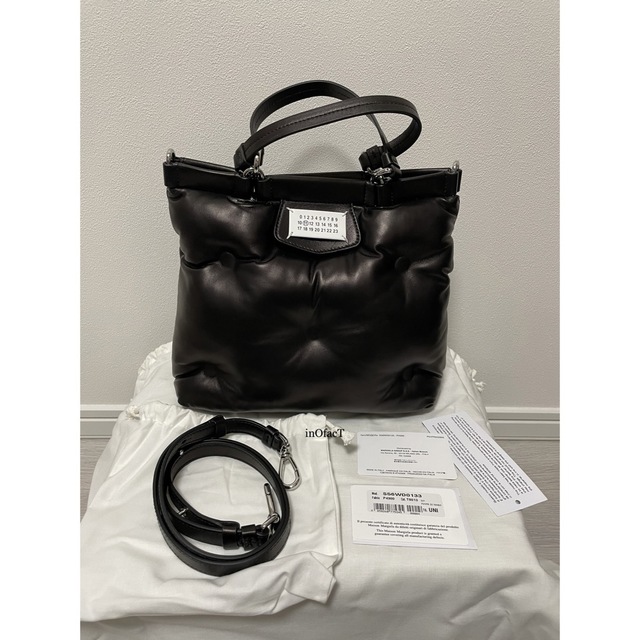 【翌日発送可能】 Maison Martin Margiela - 希少☆Maison Margiela Small Glam Slam ブラック ショルダーバッグ 【翌日発送可能】 Maison Martin Margiela - 希少☆Maison Margiela Small Glam Slam ブラック ショルダーバッグ