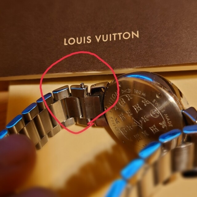 LOUIS VUITTON(ルイヴィトン)のLOUIS VUITTON ルイ・ヴィトン タンブール レディースのファッション小物(腕時計)の商品写真