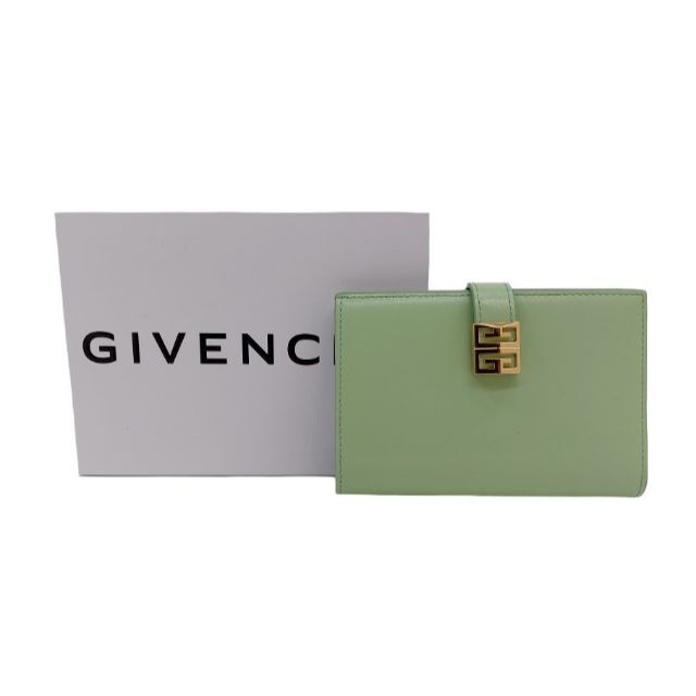 未使用品！GIVENCHY【ジバンシィ】4G レザー ミディアムウォレット