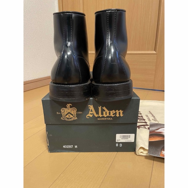 新品 】 希少(バリーラスト)Alden オールデン タンカーブーツ コード