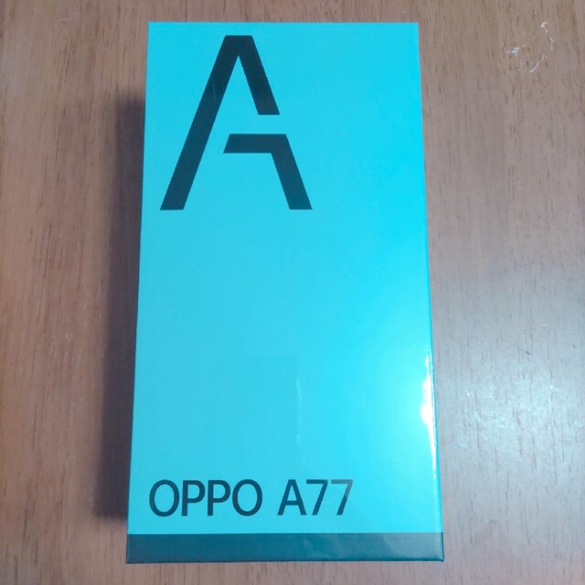 OPPO A77 128GB ブルー【新品未開封】