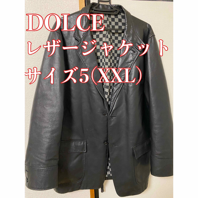 DOLCE&GABBANA 高級 本革 レザージャケット イタリア製 付属品付