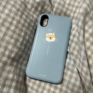 ディーホリック(dholic)のiPhone xs ケース　柴犬　韓国で購入(iPhoneケース)