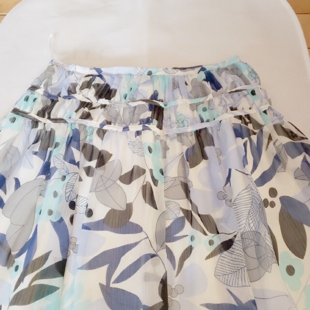 MISS J(ミスジェイ)のMiss Jのシースループリントスカート レディースのスカート(ひざ丈スカート)の商品写真