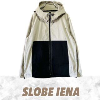 スローブイエナ(SLOBE IENA)のSLOBE IENA ナイロンジャケット フード 撥水効果あり ライトグレー(ナイロンジャケット)