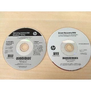 ヒューレットパッカード(HP)の【正規品】【未開封】リカバリーDVD(デスクトップ型PC)