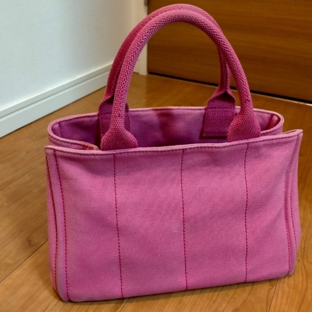 PRADA(プラダ)のプラダ カナパ ピンク レディースのバッグ(トートバッグ)の商品写真