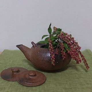 お値下げ‼️《 手作り》急須 花器 花瓶   置物 インテリア 陶芸(陶芸)