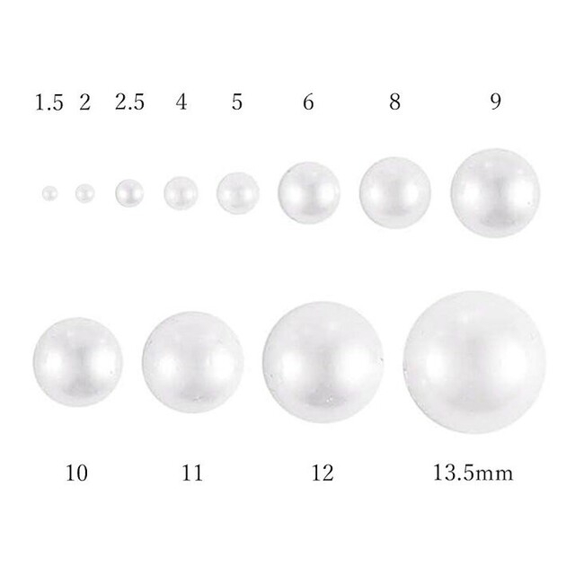 新品 未使用♡パール 3mm ホワイト 10,000個☆ネイル デコ