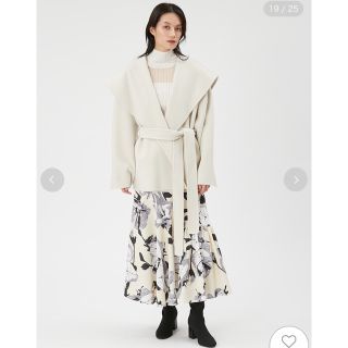 フレイアイディー ロングコート(レディース)(ホワイト/白色系)の通販