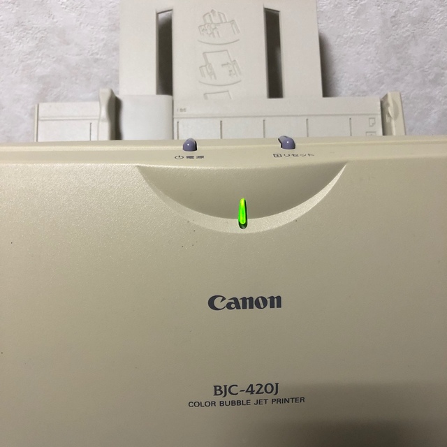 Canon(キヤノン)の【ジャンク品・美品】Canon インクジェットプリンタBJC-420J  スマホ/家電/カメラのPC/タブレット(PC周辺機器)の商品写真