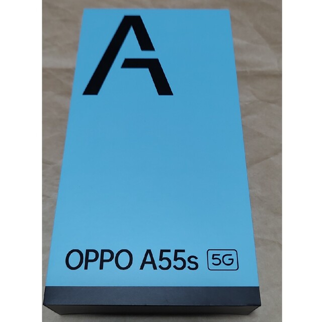 OPPO(オッポ)のOPPO A55s 5G ブラック　未使用新品　オッポ　a55s スマホ/家電/カメラのスマートフォン/携帯電話(スマートフォン本体)の商品写真