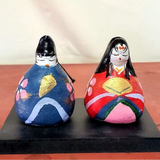 奥飛騨土鈴　雛人形　梶野加代子作(人形)