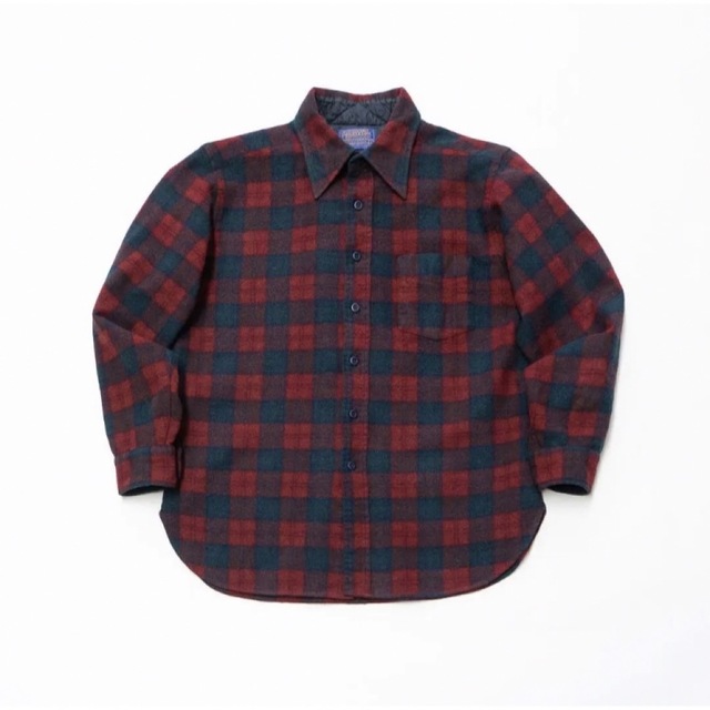 PENDLETON ペンドルトン 70s L チェック ウールシャツ USA製トップス