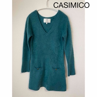 CASIMICO（カシミコ） カシミヤ100% ファー加工  ニットチュニック(ニット/セーター)