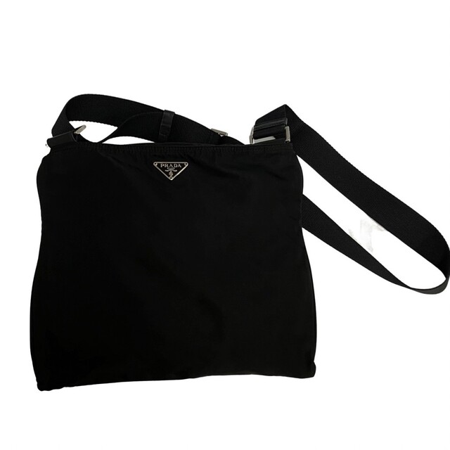 PRADA プラダ ショルダーバッグ サコッシュ 三角ロゴ ブラック