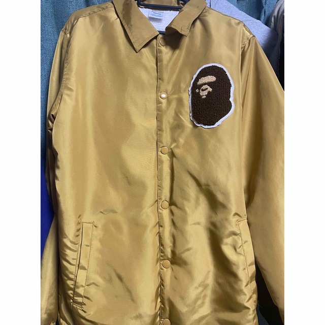 A BATHING APE エイプ コーチジャケット 裏ボア クロスボーン