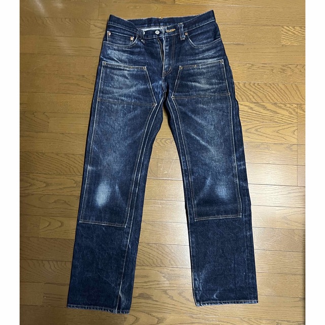 児島ジーンズ  21oz ダブルニージーンズ W32