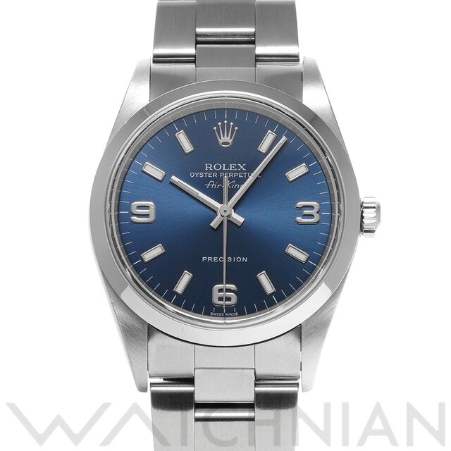 ROLEX - 中古 ロレックス ROLEX 14000M Y番(2002年頃製造) ブルー メンズ 腕時計