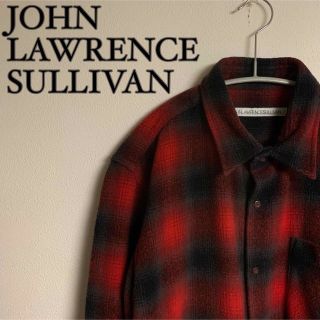 ジョンローレンスサリバン(JOHN LAWRENCE SULLIVAN)の【美品】JOHN LAWRENCE SULLIVAN  ウール オンブレ シャツ(シャツ)