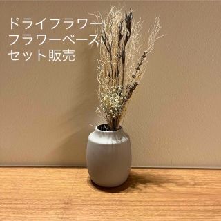 スリーコインズ(3COINS)のフラワーベース　ドライフラワー　セット(花瓶)