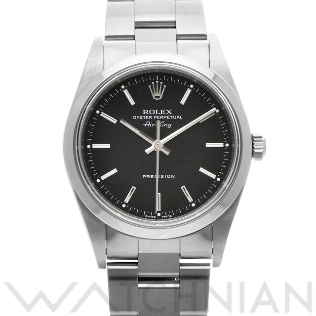 ROLEX - 中古 ロレックス ROLEX 14000 A番(1999年頃製造) ブラック メンズ 腕時計