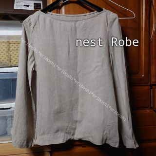 ネストローブ(nest Robe)のnest Robeネストローブ◆リネン長袖カットソー(カットソー(長袖/七分))