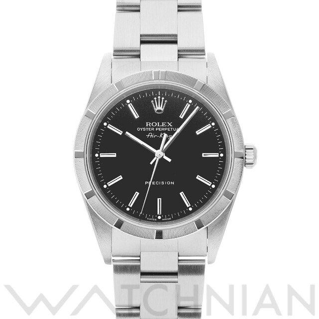 ROLEX - 中古 ロレックス ROLEX 14010M K番(2001年頃製造) ブラック メンズ 腕時計