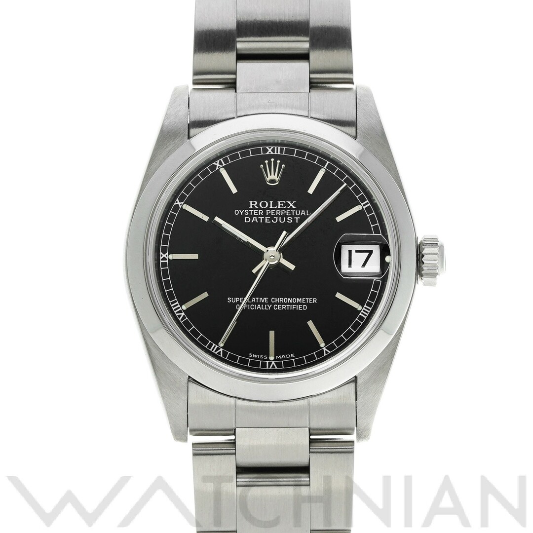 ROLEX - 中古 ロレックス ROLEX 78240 P番(2001年頃製造) ブラック ユニセックス 腕時計