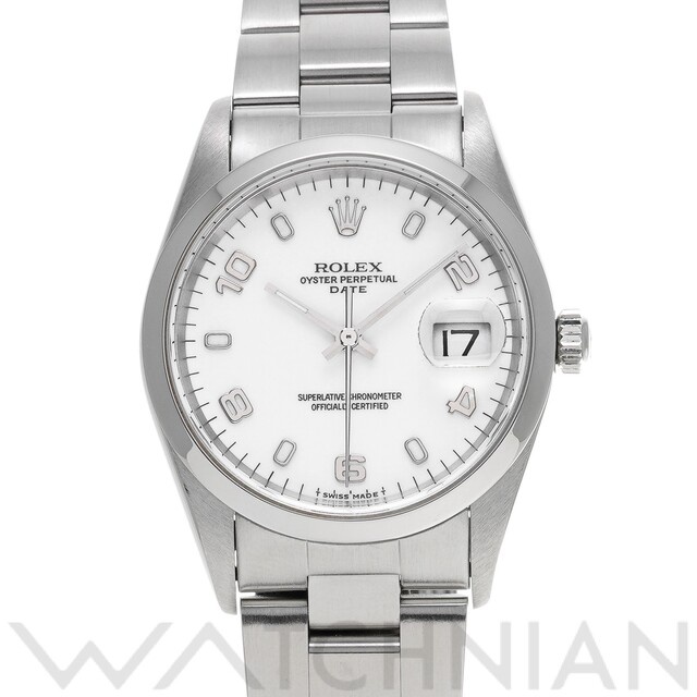 ROLEX - 中古 ロレックス ROLEX 15200 A番(1999年頃製造) ホワイト メンズ 腕時計