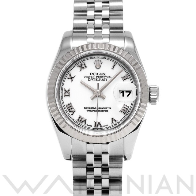 【限定価格セール!】 ロレックス 中古 - ROLEX ROLEX 腕時計 レディース ホワイト Z番(2006年頃製造) 179174 腕時計