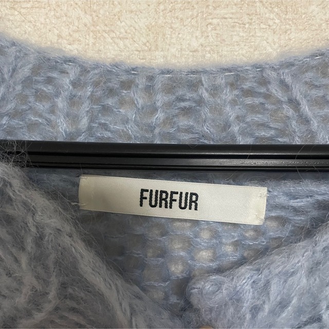 fur fur(ファーファー)のFURFUR ハンドモヘアカーディガン レディースのトップス(カーディガン)の商品写真