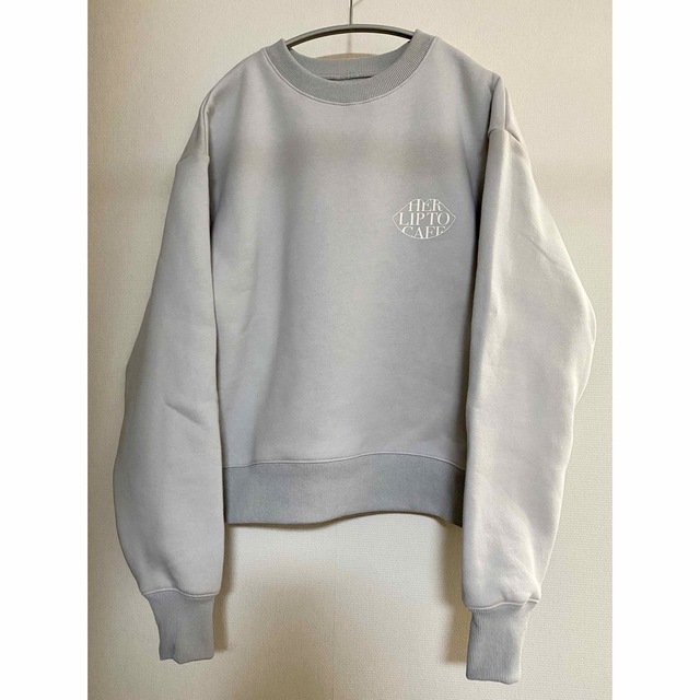 her lip to sweat misty blue-