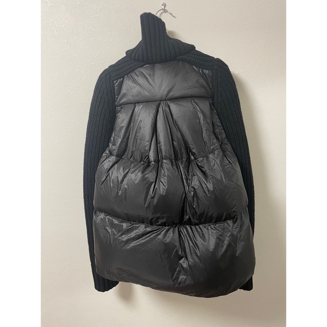 sacai ドッキング ダウン ウール ニット ブルゾン ダウンジャケット