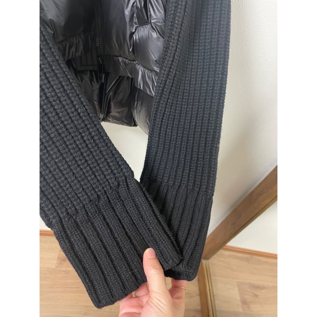 sacai ドッキング ダウン ウール ニット ブルゾン ダウンジャケット
