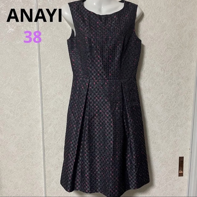 美品】ANAYI アナイ ワンピース ドレス 38 M-connectedremag.com