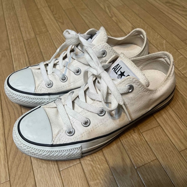 CONVERSE(コンバース)の◆コンバース◆ローカットスニーカー 白 22.0cm レディースの靴/シューズ(スニーカー)の商品写真