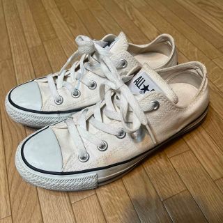 コンバース(CONVERSE)の◆コンバース◆ローカットスニーカー 白 22.0cm(スニーカー)