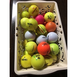 ゴルフロストボール30個，色，メーカー，色々，多少の傷，汚れあります(ゴルフ)