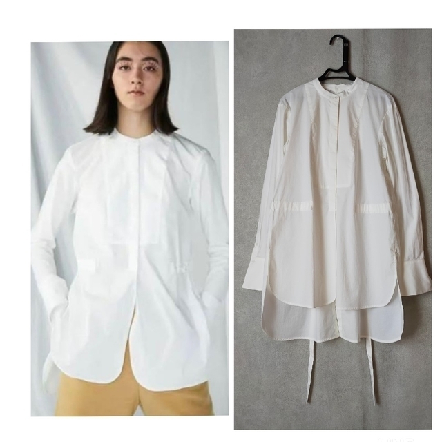 ENFOLD SOMELOS スタンドN/Cロングシャツ | フリマアプリ ラクマ