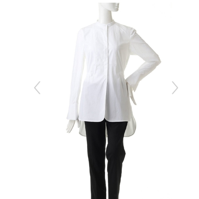 ENFOLD SOMELOS スタンドN/Cロングシャツ
