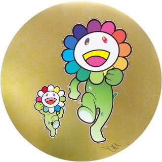 お花の親子 ラッタッタ！ サイン入り ポスター 村上隆 Takashi Mura(その他)