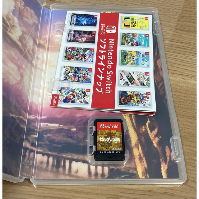 任天堂(ニンテンドウ)のゼルダの伝説 ブレス オブ ザ ワイルド Switch エンタメ/ホビーのゲームソフト/ゲーム機本体(家庭用ゲームソフト)の商品写真