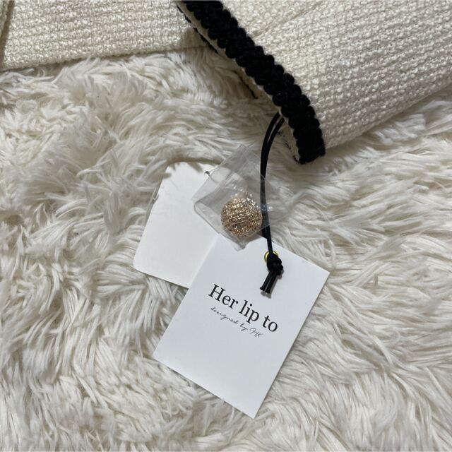 Her lip to(ハーリップトゥ)のherlipto Wool-Blend Cropped Tweed Blazer レディースのジャケット/アウター(テーラードジャケット)の商品写真