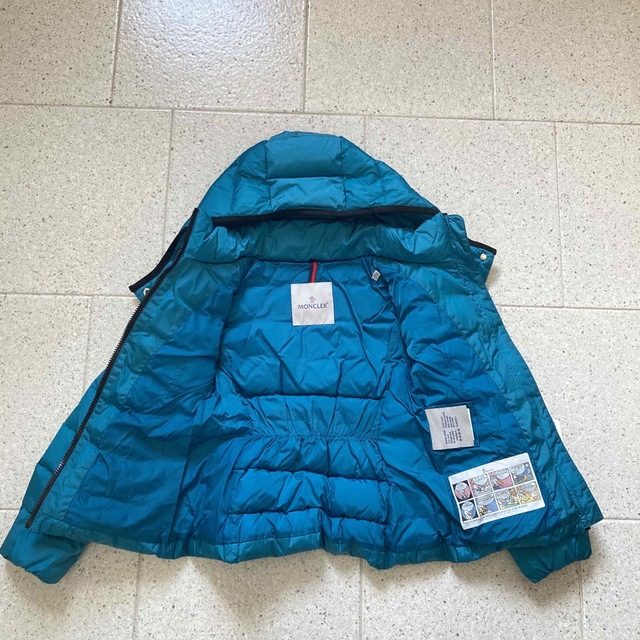 再値下げ‼︎MONCLER 青 ダウン SABY 白タグ 8A正規品