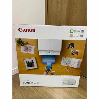 キヤノン(Canon)のCanon インクジェットプリンター PIXUS TS6330WH新品、未使用品(PC周辺機器)